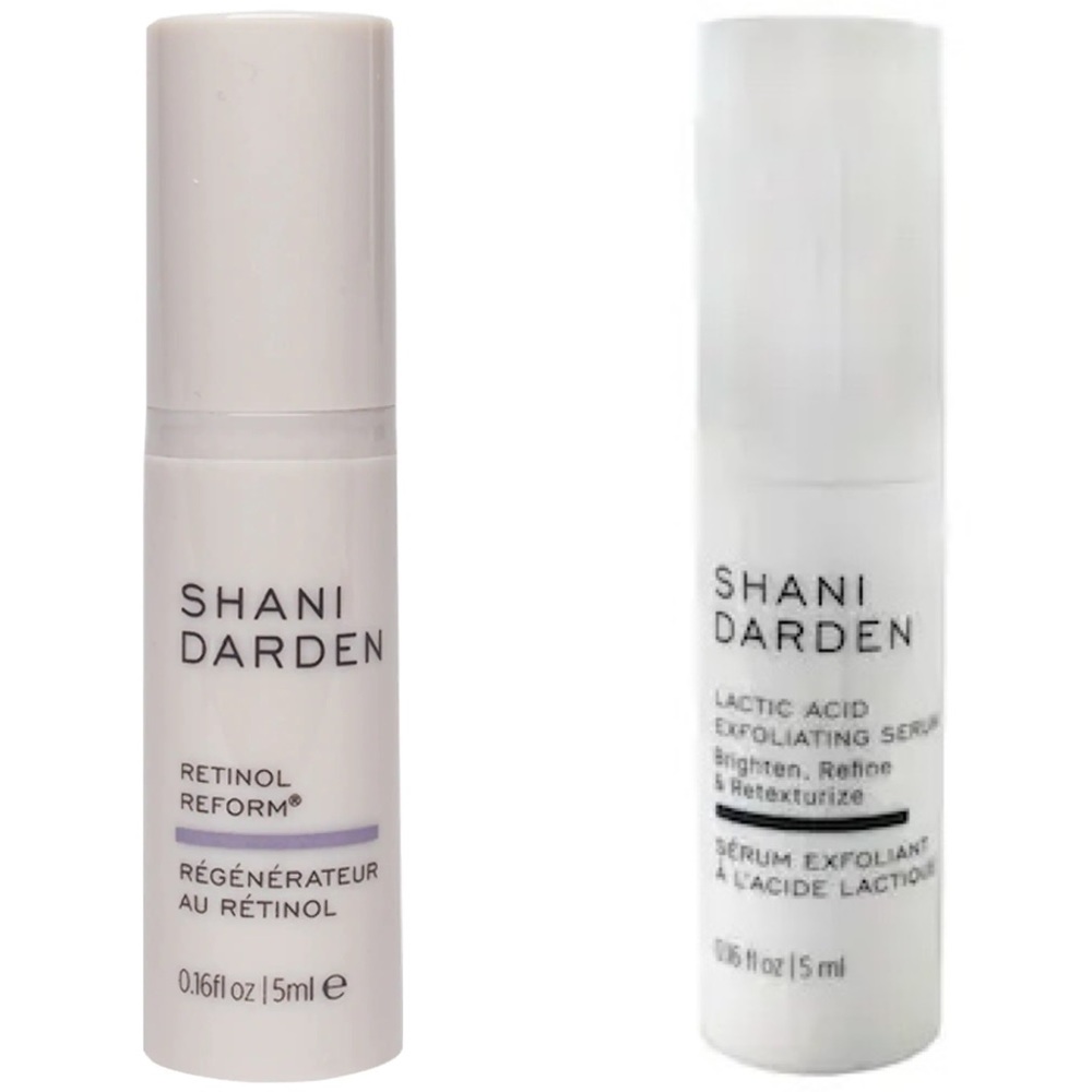 Shani Darden Skincare Duo - Retinol Reform and Lactic Acid Serum